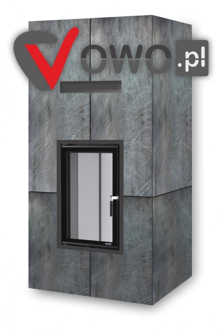 Pionowy mały kominek WIR-8