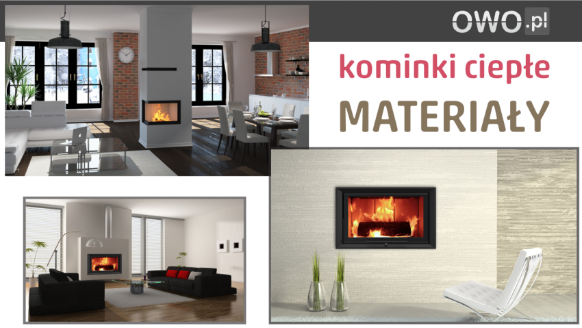 Baner kominki ciepłe