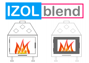 Blenda izolująca do kominka