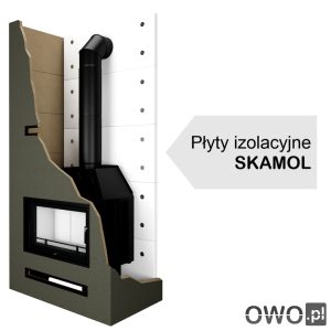 Płyty izolacyjne Skamol, opis instalacji